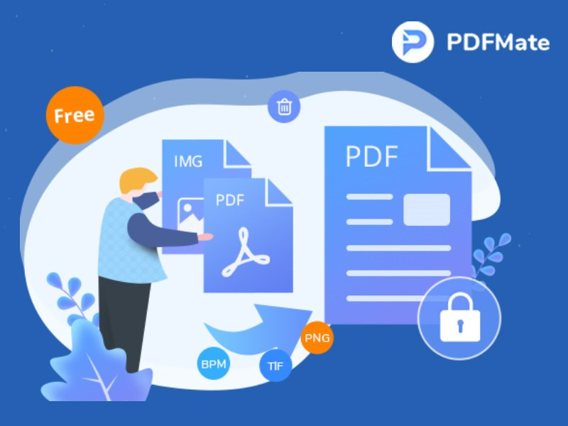 Giao diện PDFMate Free PDF Merger