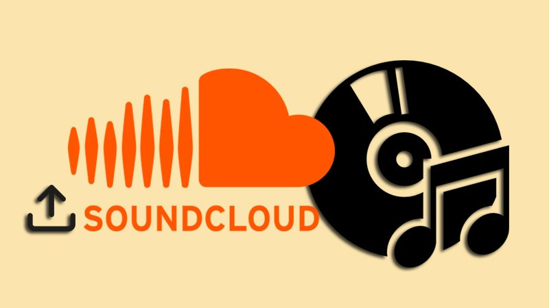 Giao diện SoundCloud trên máy tính