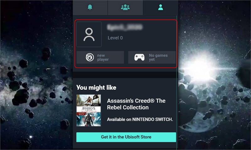 Giao diện Ubisoft Connect