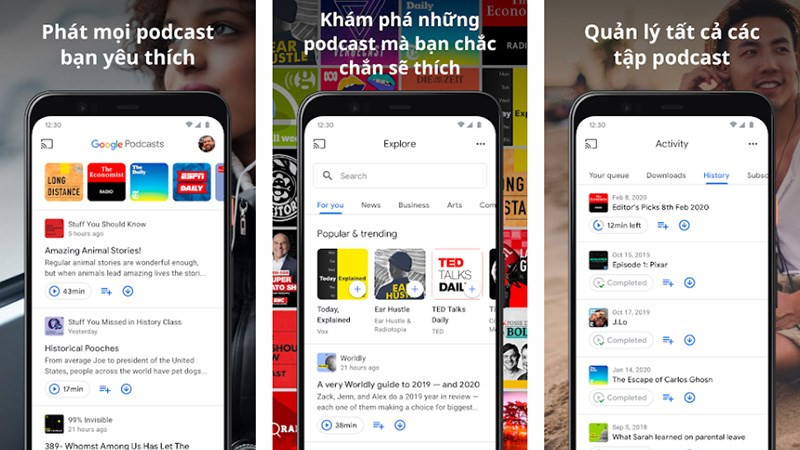 Google Podcast: Nghe podcast mọi lúc, mọi nơi