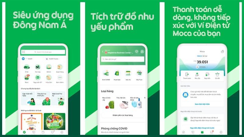 Grab: Đặt xe và dịch vụ