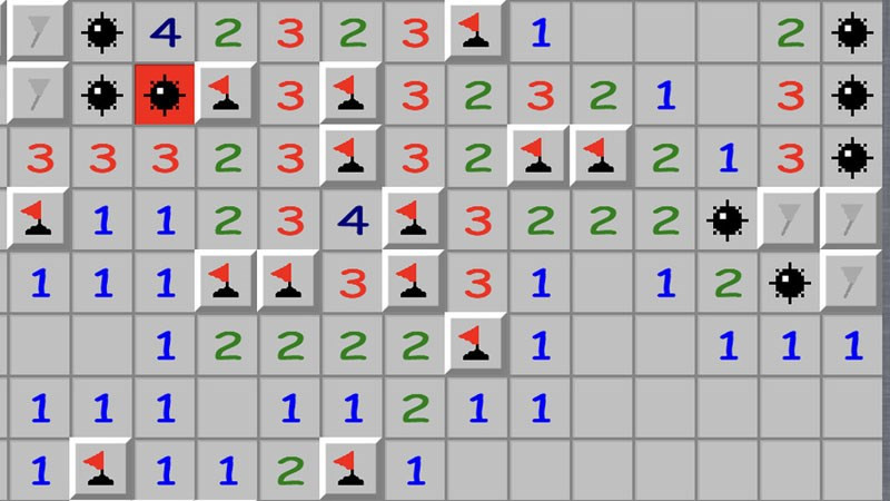 Hạn chế đoán mò trong Minesweeper