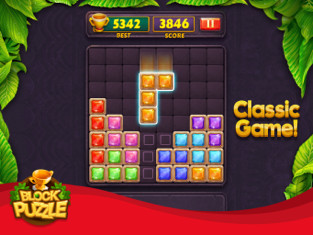 Hình ảnh các khối hình đầy màu sắc trong Block Puzzle Jewel Legend