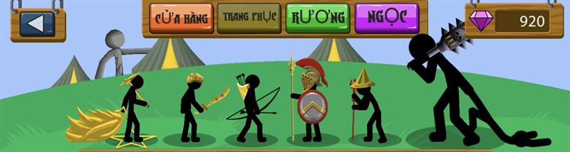 Hình ảnh các loại quân trong Stick War: Legacy