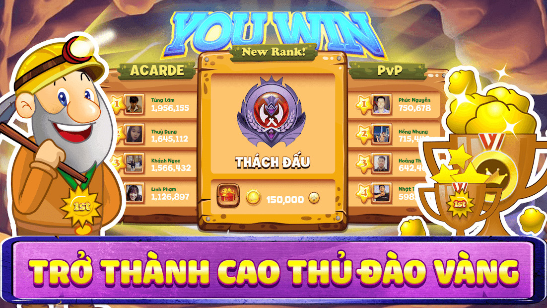 Hình ảnh màn hình chơi game Đào Vàng