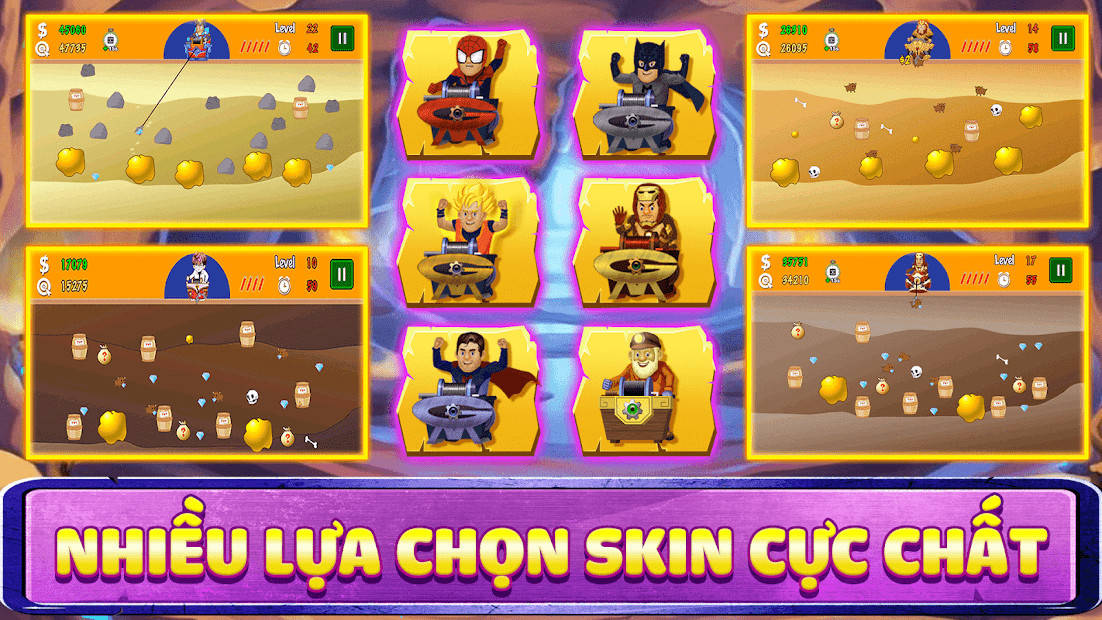 Hình ảnh màn hình chơi game Đào Vàng