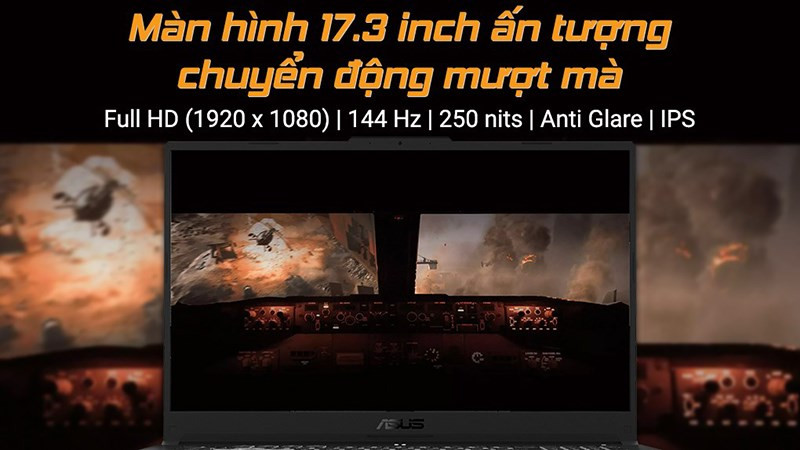 Hình ảnh mượt mà với Asus TUF Gaming FA707RC