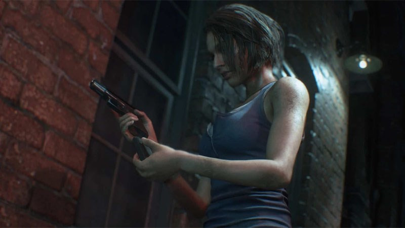 Jill Valentine chạy trốn khỏi Nemesis