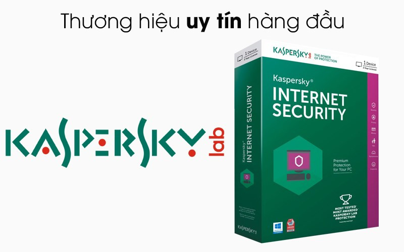 Kaspersky Internet Security giao diện