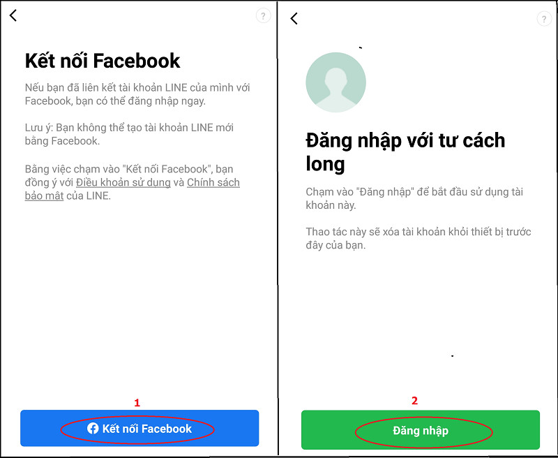 Kết nối với Facebook