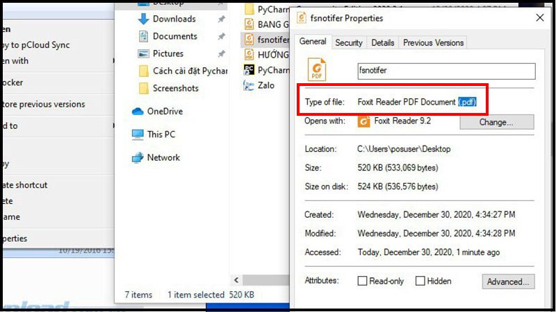 Kiểm tra định dạng file