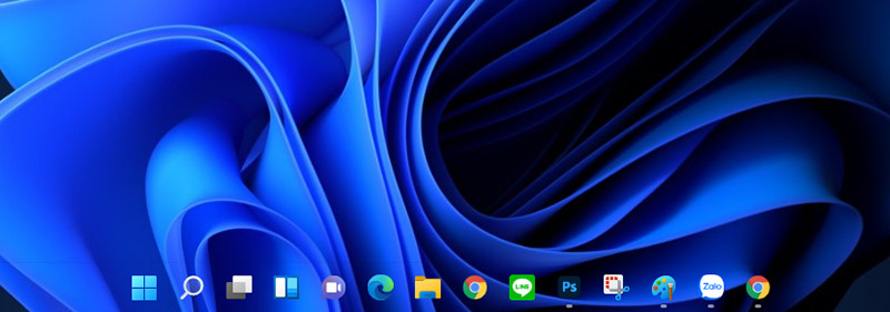 Làm trong suốt thanh Taskbar Windows 11