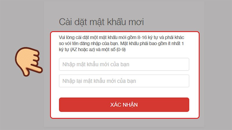 Lấy lại mật khẩu Garena