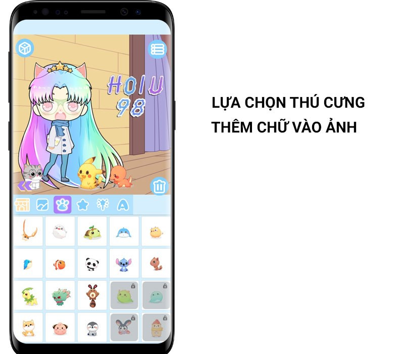 Lựa chọn th&uacute; cưng, ch&egrave;n chữ&nbsp;