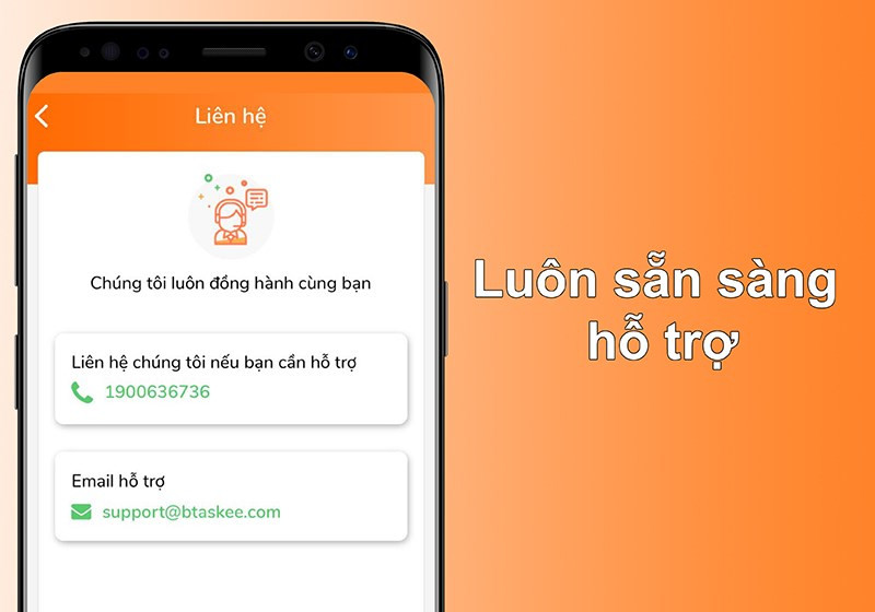 Lu&ocirc;n sẵn s&agrave;ng hỗ trợ