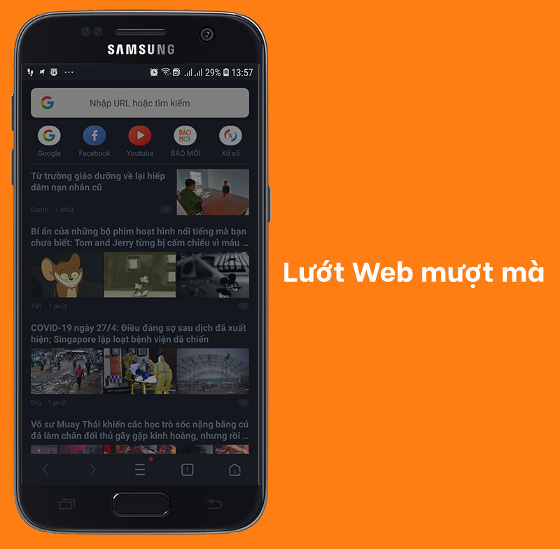 lướt web mượt mà