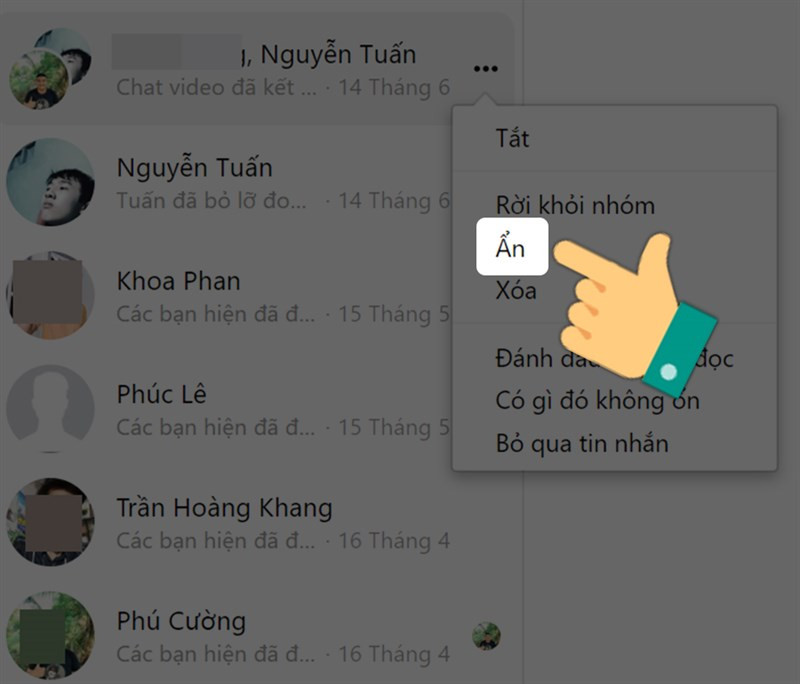 Lưu trữ tin nhắn Messenger trên máy tính