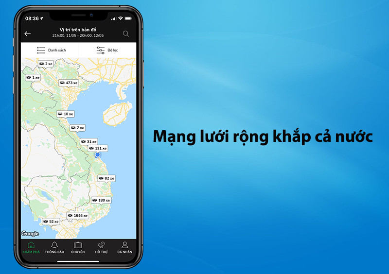 Mạng lưới MIOTO rộng khắp