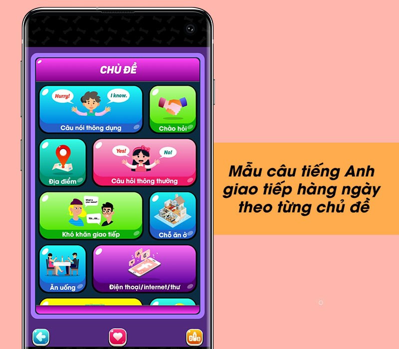 Mẫu câu tiếng Anh giao tiếp hàng ngày theo từng chủ đề