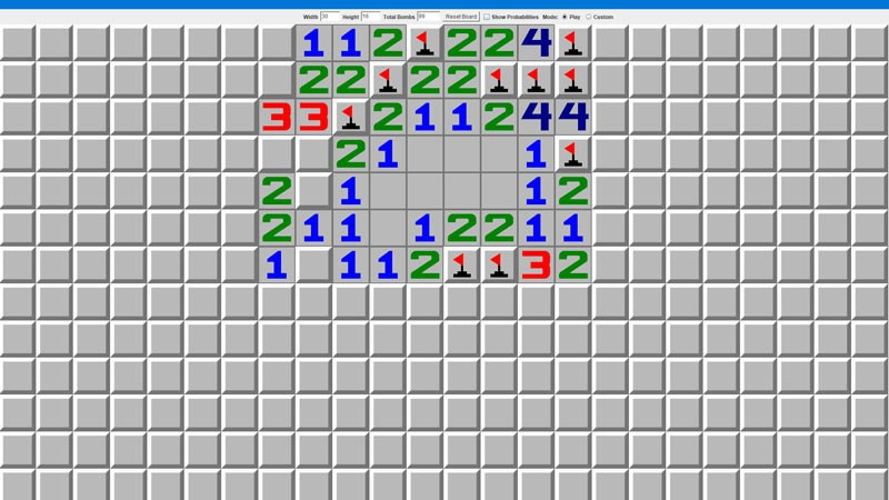 Mẹo chơi Minesweeper