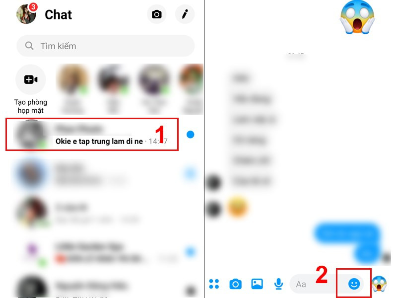 Mở cuộc trò chuyện trên Messenger