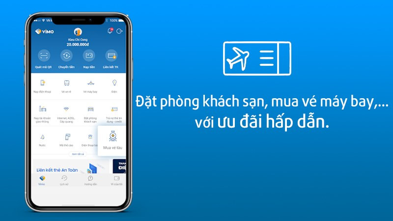 Mua vé xem phim hoàn tiền với Vimo