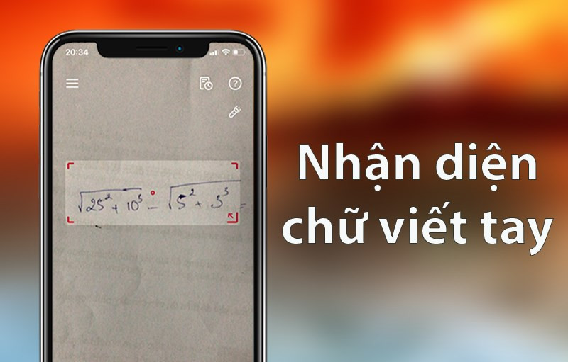 Nhận diện với chữ viết bằng tay