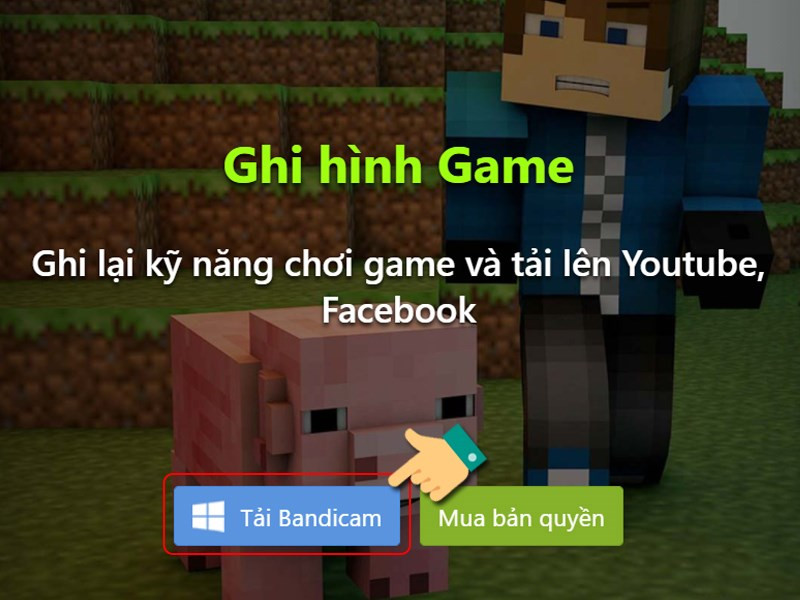 Nhấn v&agrave;o Tải Bandicam