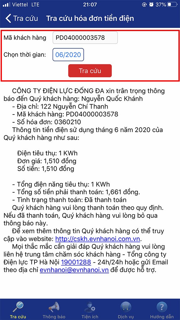 Nhập thời gian