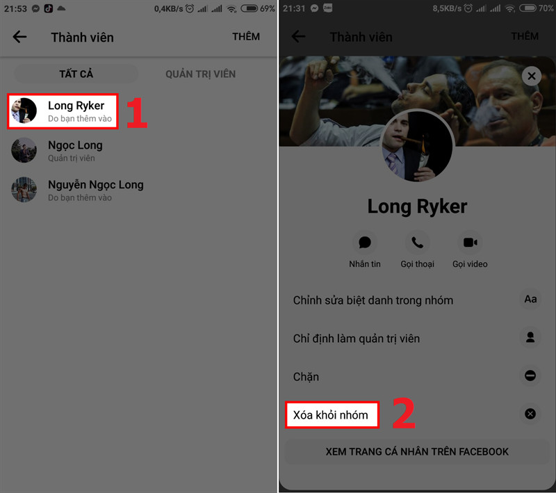 Quản trị viên nhóm Messenger