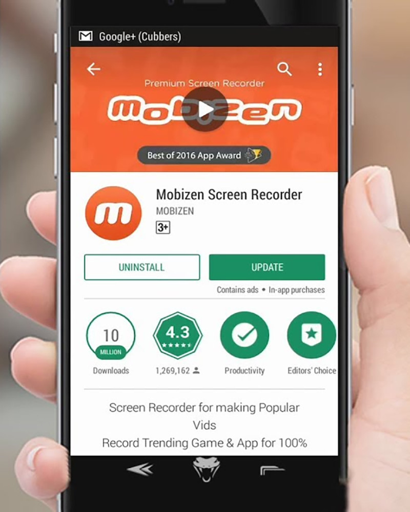 Quay màn hình game bằng Mobizen Screen Recorder