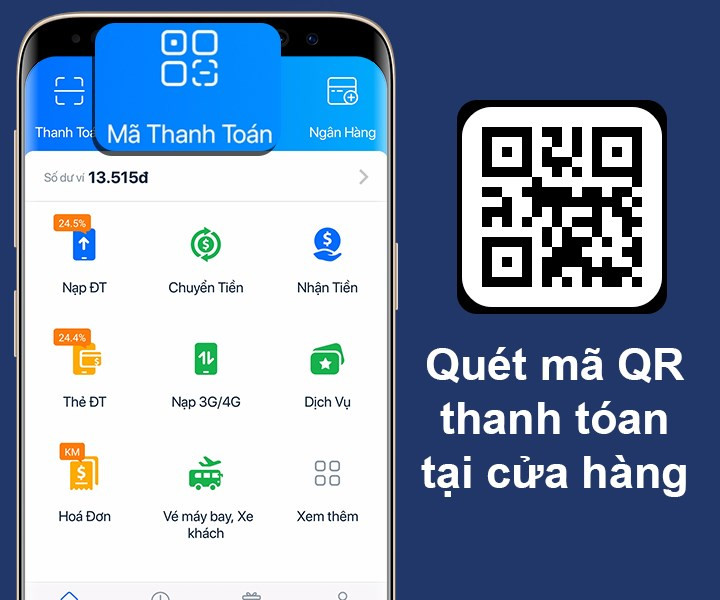 Qu&eacute;t m&atilde; QR nhanh ch&oacute;ng