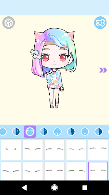 Screenshots Cute Avatar Maker - Tạo ảnh hoạt hình chibi dễ thương