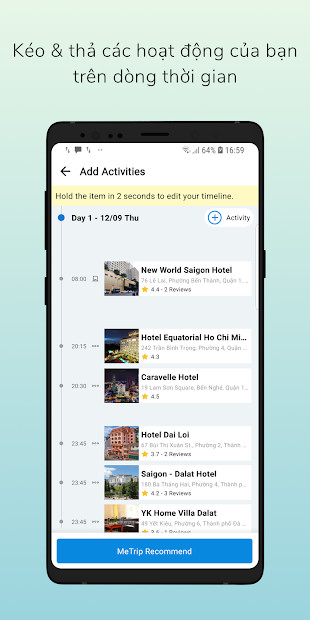 Screenshots MeTrip - Lên kế hoạch du lịch, khám phá địa điểm du lịch nổi tiếng