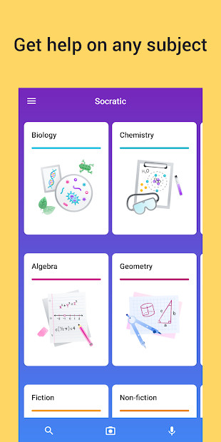 Screenshots Tải app Socratic: Ứng dụng giải bài tập Toán Lý Hóa Sinh của Google