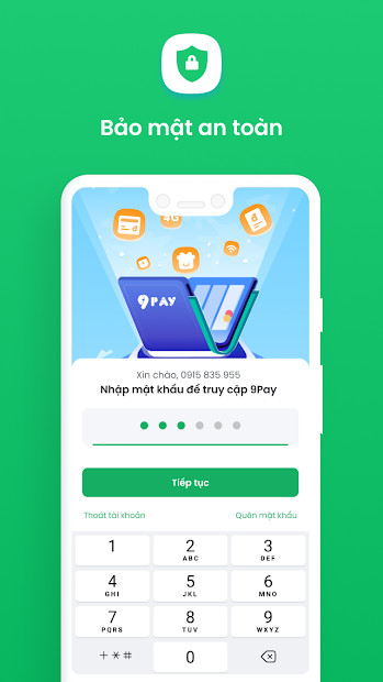 Screenshots Ví điện tử 9Pay - Thanh toán online trong tầm tay