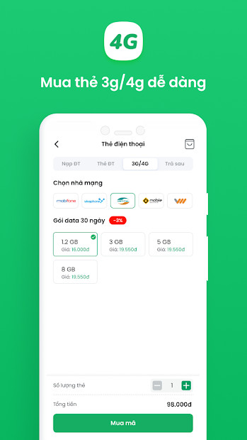 Screenshots Ví điện tử 9Pay - Thanh toán online trong tầm tay