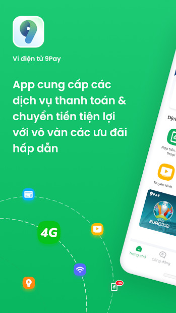 Screenshots Ví điện tử 9Pay - Thanh toán online trong tầm tay