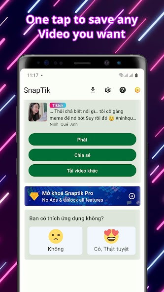 SnapTik hỗ trợ tải video từ Douyin