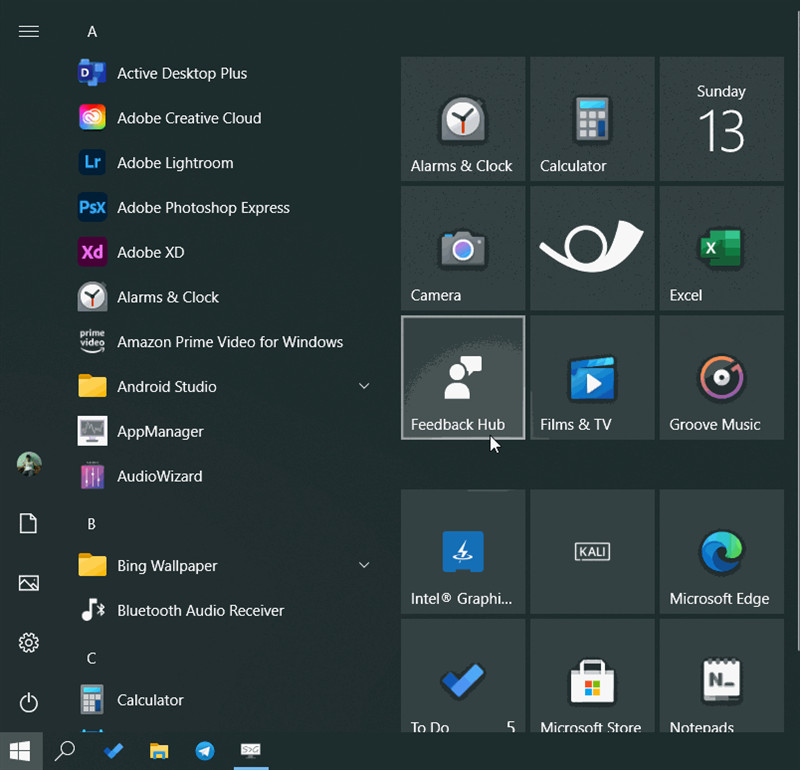 Start Menu mới của Windows 10