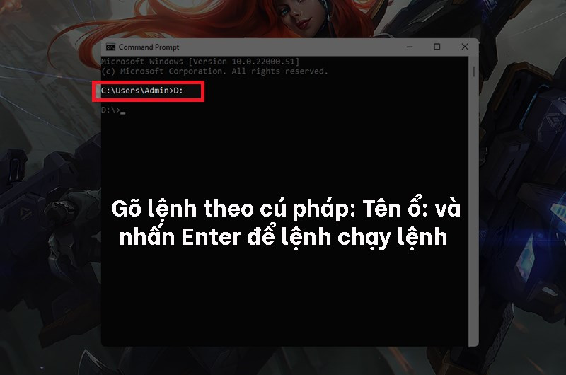 Sử dụng Command Prompt để tạo thư mục