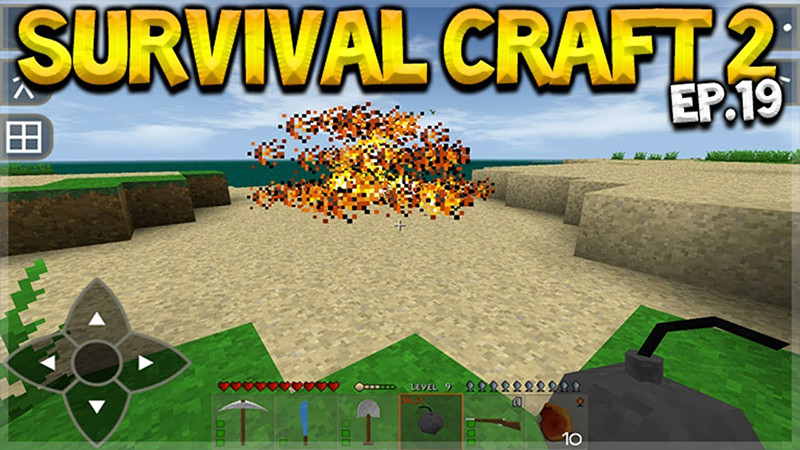 SurvivalCraft 2 yêu cầu bạn xây nhà, chế tạo vũ khí để trốn thoát và tiêu diệt lũ zombie