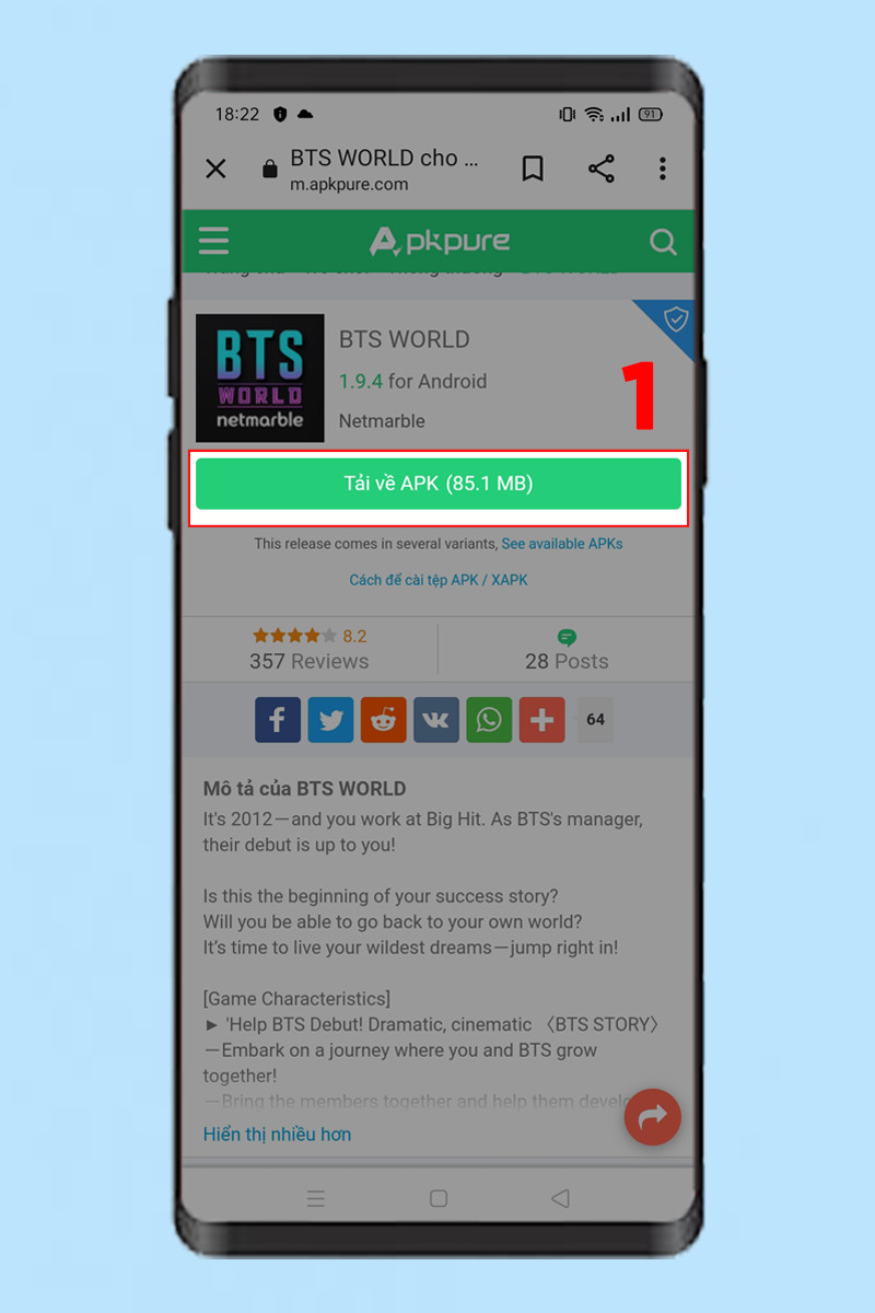 Tải APK BTS World