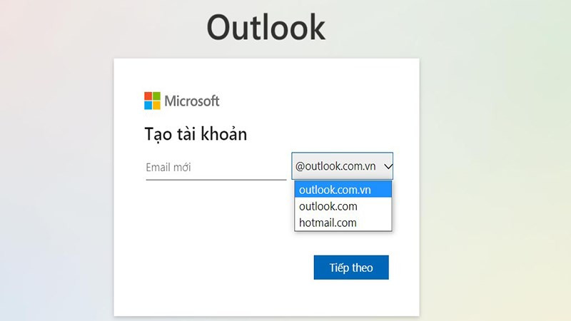 Tài khoản Hotmail và Outlook