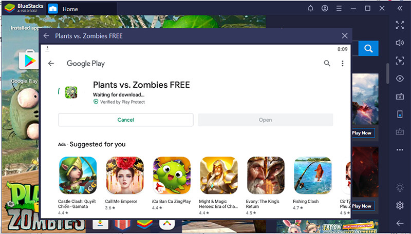 Tải và cài đặt Plants vs. Zombies