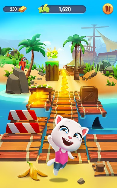 Talking Tom Gold Run - Thu thập vàng