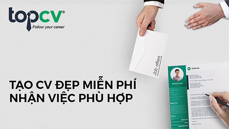 Tạo CV chuyên nghiệp trên TopCV