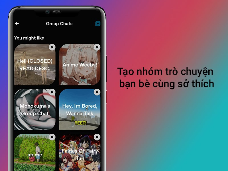 Tạo nhóm và trò chuyện trên Tumblr