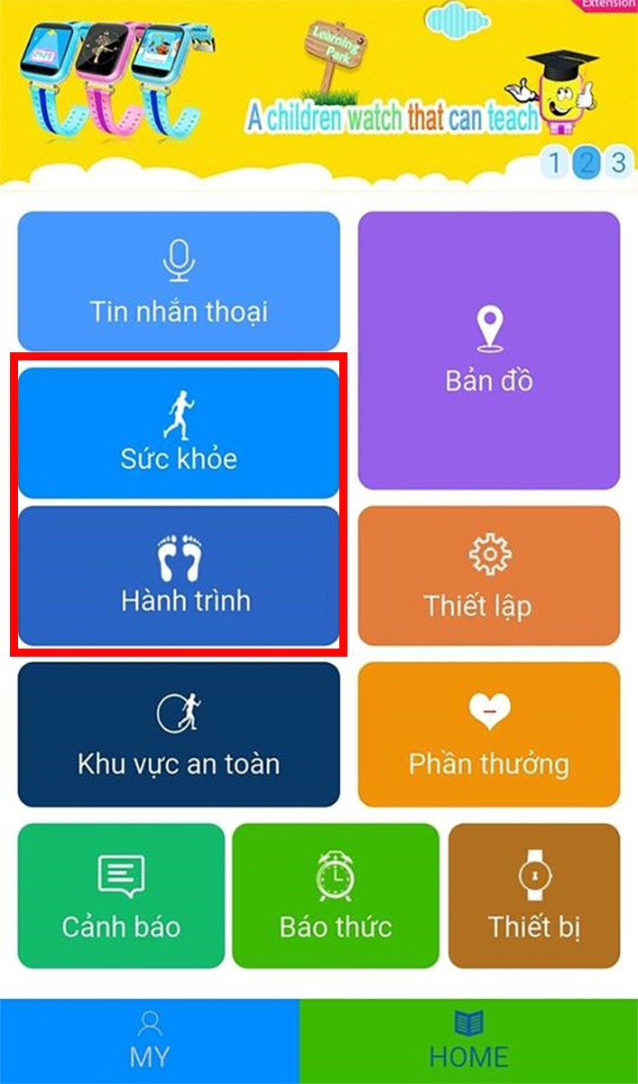 Theo dõi sức khỏe trên SeTracker