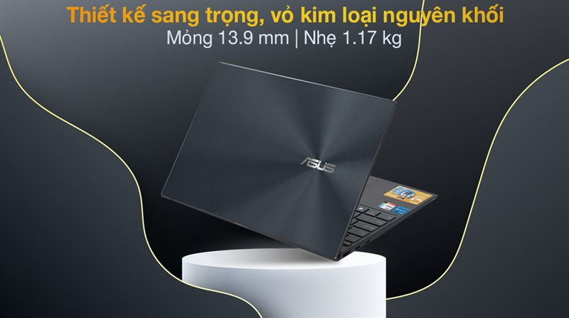 Thiết kế vỏ kim loại sang trọng, đẳng cấp